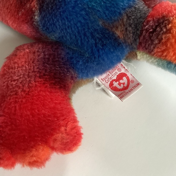 TY Beanie Buddies Lizzy the Lizard plush (bin 2) - Picture 5 of 6